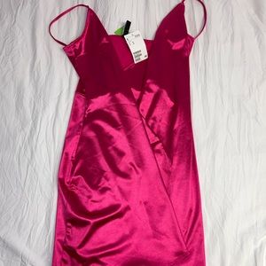 NWT hot pink mini dress